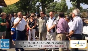 LEZIGNAN-LA-CEBE - 2014 - On s'occupe de vos oignons !  6 ° FOIRE A L'OIGNON LEZIGNAN LA CEBE - A LEZIGNAN la CEBE on s'occupe de vos oignons !