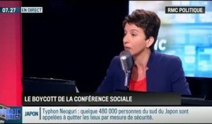 RMC Politique : La conférence sociale se poursuit sans la CGT et FO – 08/07