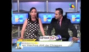 Mexique/ Guatemala : un séisme filmé en direct sur un plateau TV