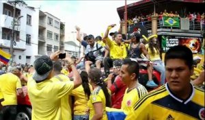 Coupe du monde: la Colombie fête sa victoire sur les Ivoiriens