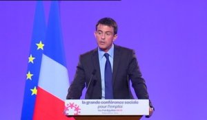 Évènements : Discours de Manuel Valls en clôture de la conférence sociale