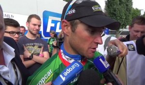 Thomas Voeckler à l'issue de la 9e étape du Tour 2014 commente son parcours et celui de son équipe Europcar