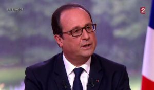 Le lapsus de François Hollande alors qu'il évoque Nicolas Sarkozy et sa mise en examen