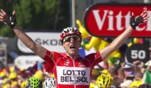 Tour de France : le finish haletant du Français Tony Gallopin