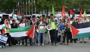 Dunkerque: manifestation de solidarité avec le peuple Palestinien.