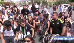 Rassemblement pro-palestinien à Nice malgré l'interdiction