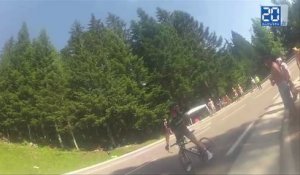 Tour de France: Voeckler s'en prend à un spectateur qui le hue
