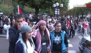 Aulnay-sous-Bois : manifestation dans le calme en soutien aux Palestiniens