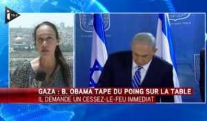 Gaza : Obama tape du poing sur la table et réclame un cessez-le-feu
