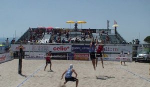 Samoilovs-Smedins, J. LAT vs GER Fuchs-Flüggen 2è set fin 2-1 (21-15, 16-21, 15-12)