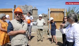 Guingamp. Première visite publique au château Pierre II