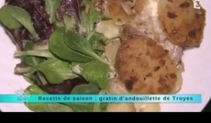 Recette de saison : gratin d'andouillette de Troyes