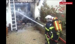 Plouigneau (29). Une maison détruite par les flammes