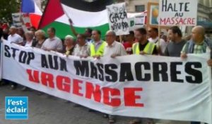 500 personnes à Troyes pour soutenir les Palestiniens