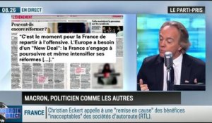 Le parti pris d'Hervé Gattegno : "Emmanuel Macron est devenu un politicien comme les autres !" - 13/10