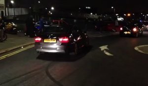Accident : BMW vs Scooter dans un rond point
