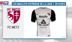 Les maillots extérieur de Ligue 1 pour la saison 2014/2015