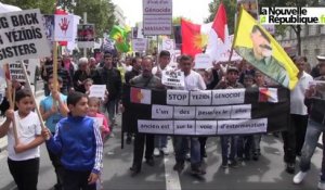 VIDEO. Manifestation de la communauté yézidie de Touraine contre les massacres en Irak