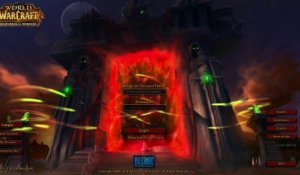 Warlords of Draenor : écran de connexion - World of Warcraft