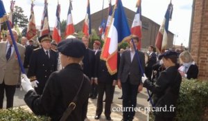 Cérémonie d'hommage aux résistants fusillés à Fontaine-Notre-Dame