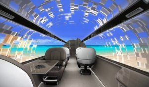 Un Jet privé avec vue panoramique sur l'extèrieur : projet IXION