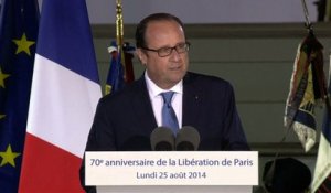 Discours à l'Hôtel de Ville de Paris à l'occasion de la commémoration du 70ème anniversaire de la Libération
