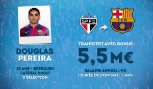 Officiel : Douglas Pereira signe au Barça !