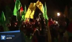 Les Gazaouis célèbrent la signature du cessez-le-feu