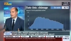 Comment peut-on interpréter les chiffres de l'emploi américain ?: Frédéric Rollin, dans Intégrale Bourse – 05/09