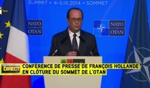 F. Hollande : "mon devoir, c'est de ne pas céder à la pression"