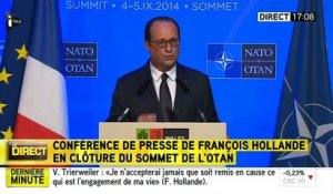 François Hollande exclut de démissionner