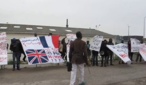 Calais: environ deux cents migrants manifestent et dénoncent des violences policières