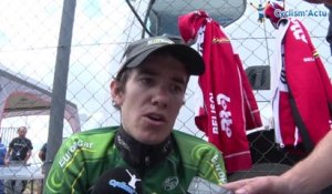 La Vuelta 2014 - Etape 14 - Romain Sicard à l'arrivée