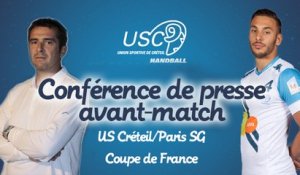 HAND Conf de Presse avant Créteil/Cesson-Rennes