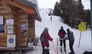FAIL : Funny ski lift fail on a snowboard (ORIGINAL)