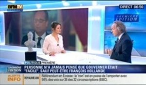 Politique Première: Est-ce que François Hollande pensait que gouverner était "facile" ? - 19/09