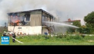 Explosion d'un pavillon aux Forges Saint-Bernard