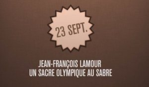 C'était le 23 septembre 1988: Lamour champion olympique de sabre