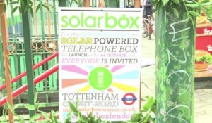 Londres: les cabines téléphoniques rouges deviennent vertes et écologiques
