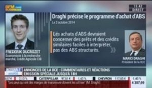 Conférence de presse de Mario Draghi: les réactions de Frédérik Ducrozet et Benaouda Abdeddaïm - 02/10