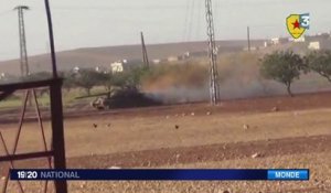 Syrie : le drapeau noir des jihadistes hissé à l'entrée de Kobané