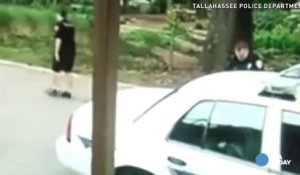 Un policier tase une femme de 61 ans alors qu'elle s'en va!