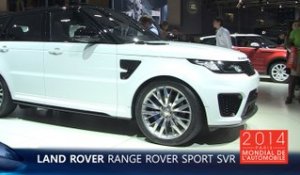 Le Range Rover Sport SVR en direc du Mondial de l'Auto 2014