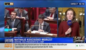 BFM Story: Édition spéciale Motion de censure: Nathalie Kosciusko-Morizet a voté pour - 19/02