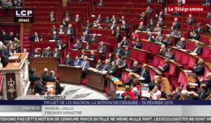 Motion de censure. L'intervention de Manuel Valls (1/2)