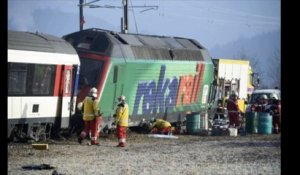 Suisse : collision entre deux trains, au moins six blessés