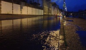 Le quai Léon a été inondé moins d'une heure