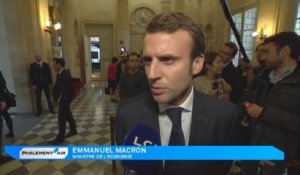 Emmanuel  Macron : "je n'ai aucun doute sur le soutien de la majorité"