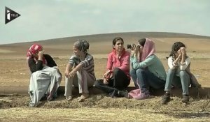 Kobane vue de l'autre côté de la frontière
