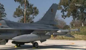 Première attaque au sol pour les F-16 belges